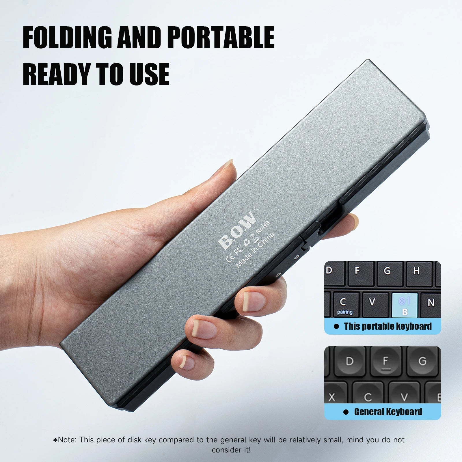 FlexKeys Pro™

Foldable Bluetooth Keyboard for Phones & Tablets